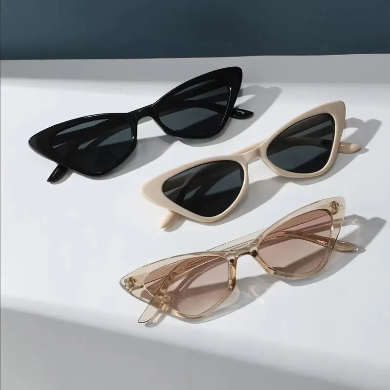 Retro Skinny Cat Eye Shades