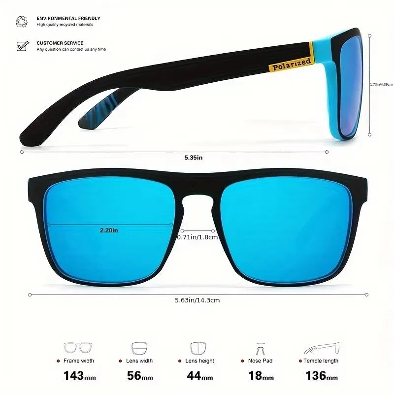 Classic Vintage Square Polarized Shades