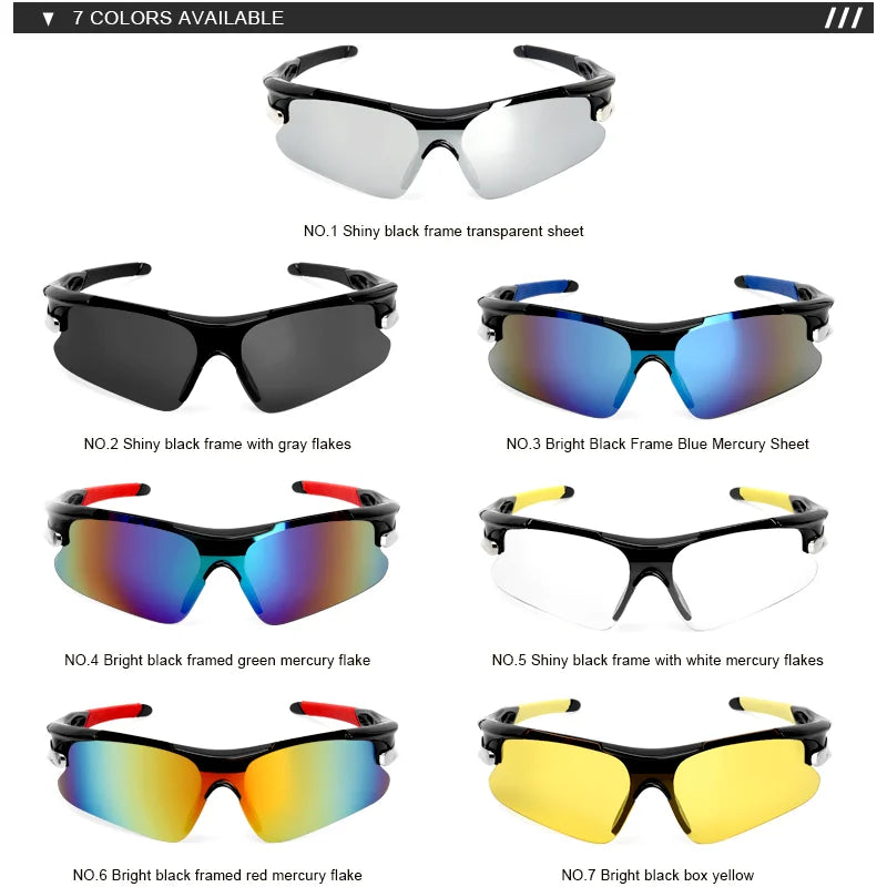 TrailGlow Performance Cycling Sun Glasses
