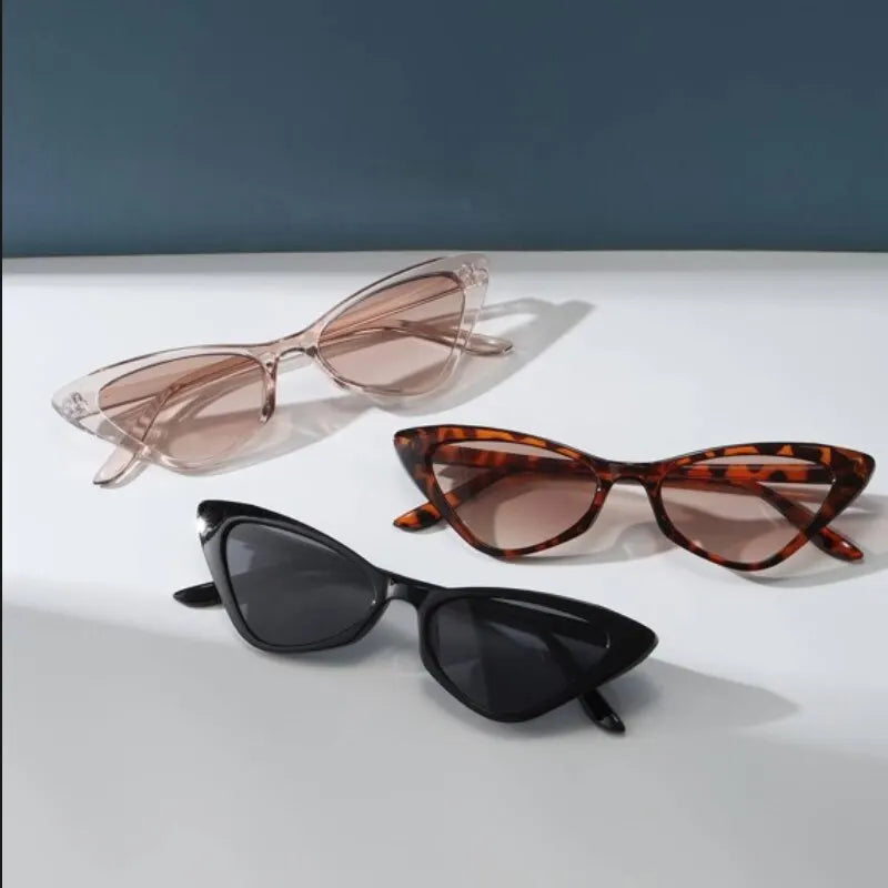 Retro Skinny Cat Eye Shades