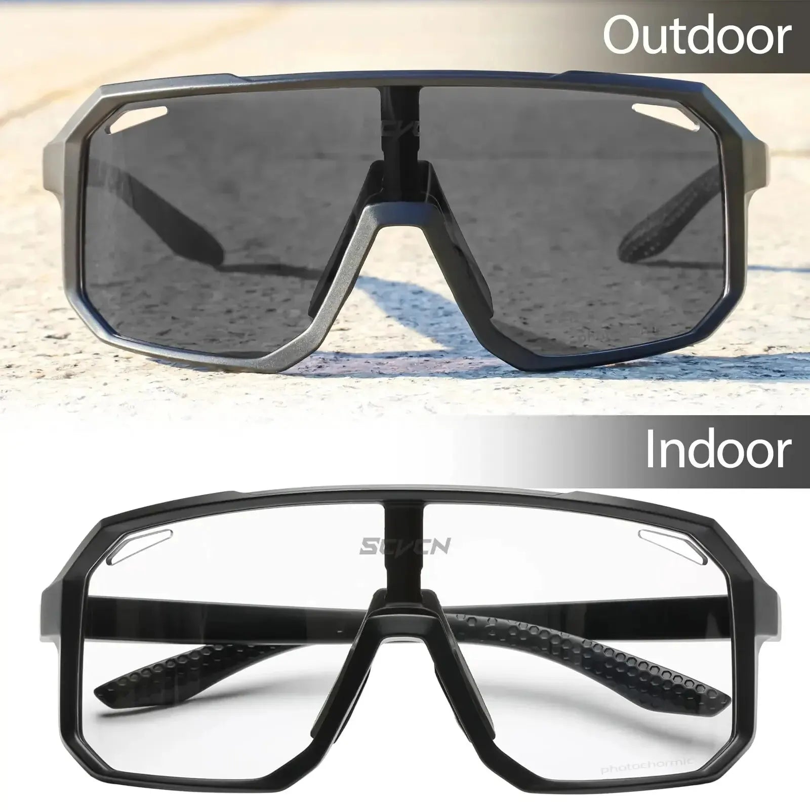 LightShield DayRide Photochromic Cycling Sunglasses