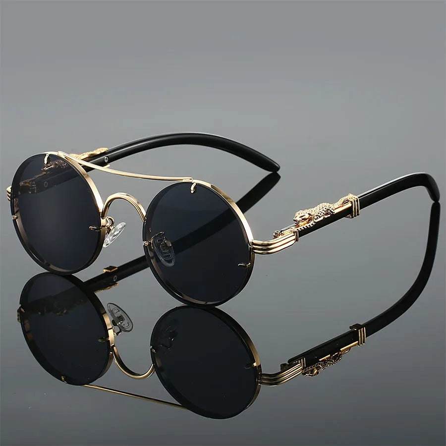 Retro Round Gradient Sunglasses