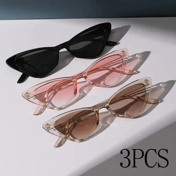 Retro Skinny Cat Eye Shades