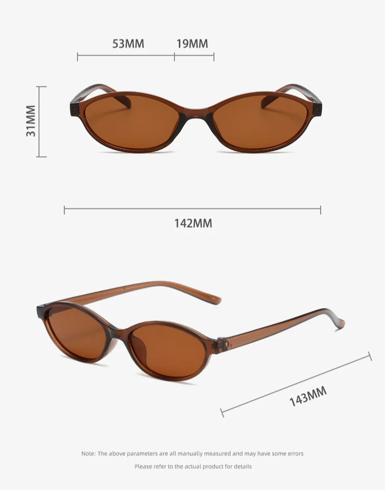 Classic Oval Sun Shade Glasses