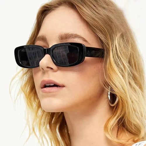 Box Black Retro Sunglasses