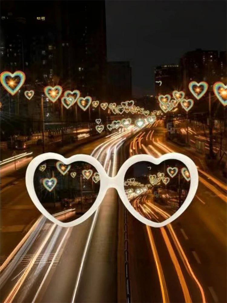 Neon Love Light Glasses