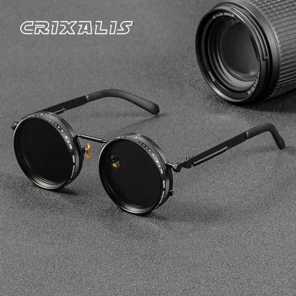 Adaptive Polarized Round Sunglasses