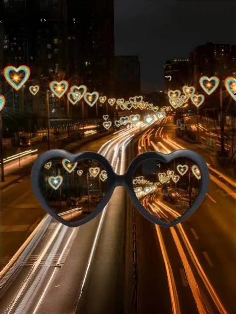 Neon Love Light Glasses