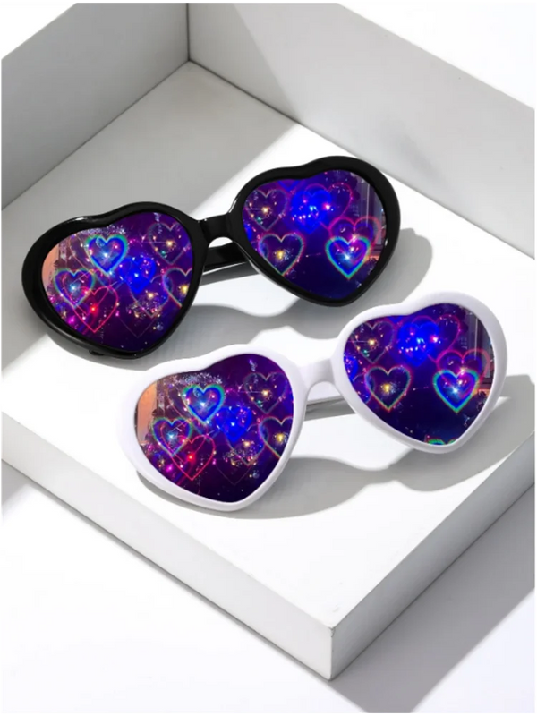 Neon Love Light Glasses
