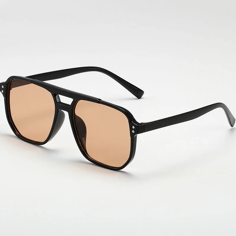 Retro Polygon Sun Glasses