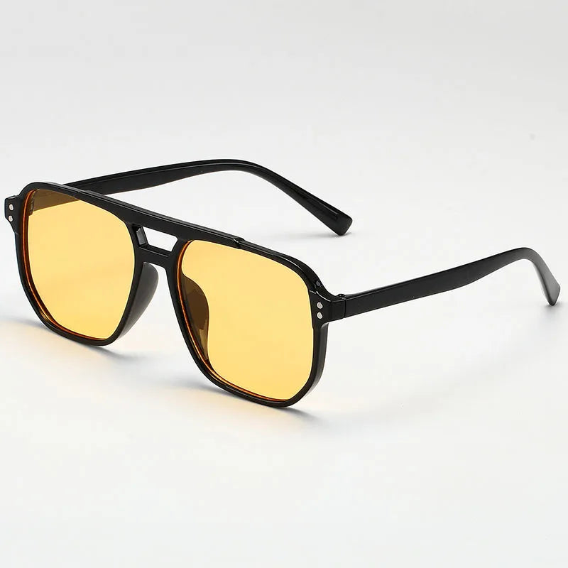 Retro Polygon Sun Glasses